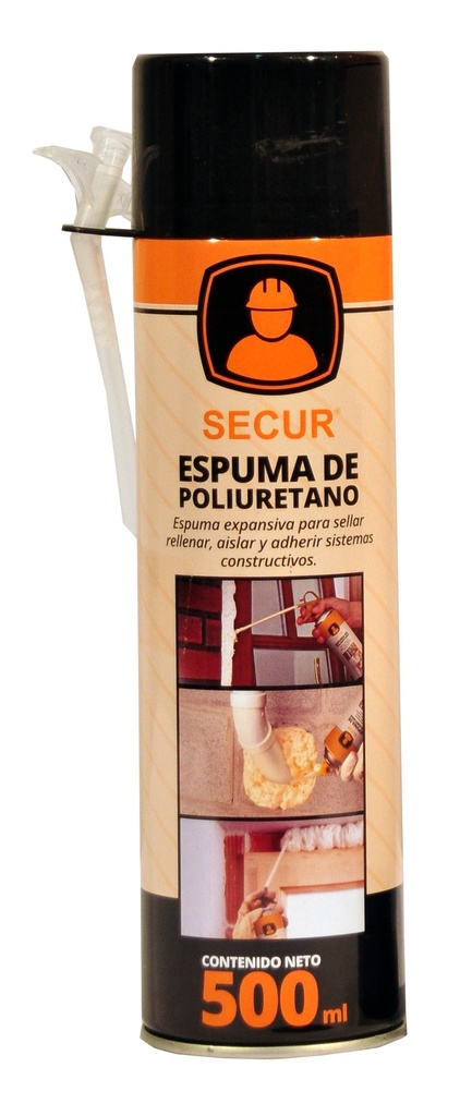 Espuma de poliuretano 500 ml - SECUR
