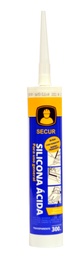 [609100] Silicona Acida Transparente 300 ml - SECUR
